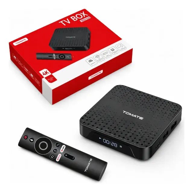 Tv Box Smart Pro 4k Transforme Sua Tv Em Smart Youtube Preto Preto Padrão