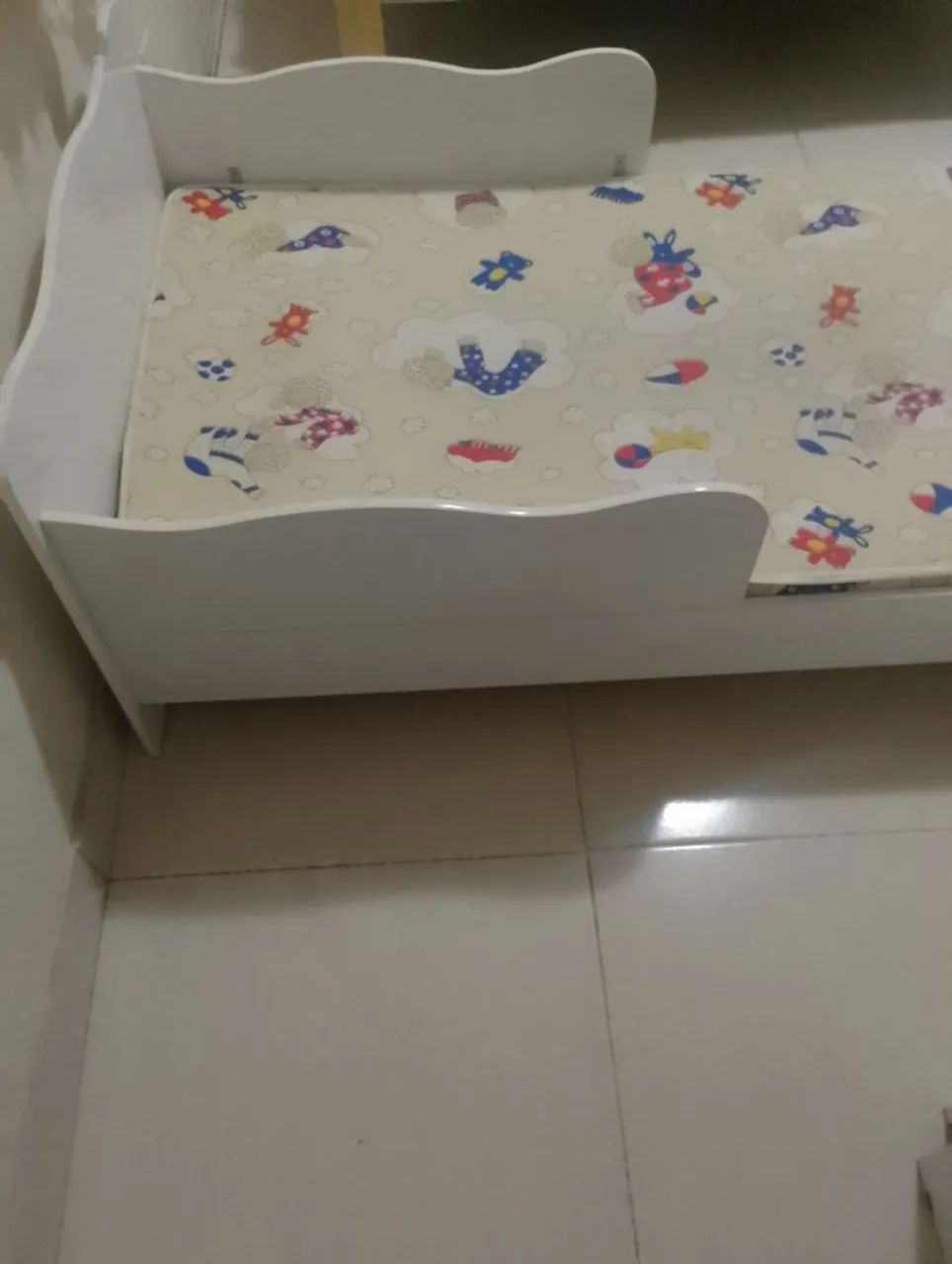 Cama Infantil MDF com colchão  - Foto 2