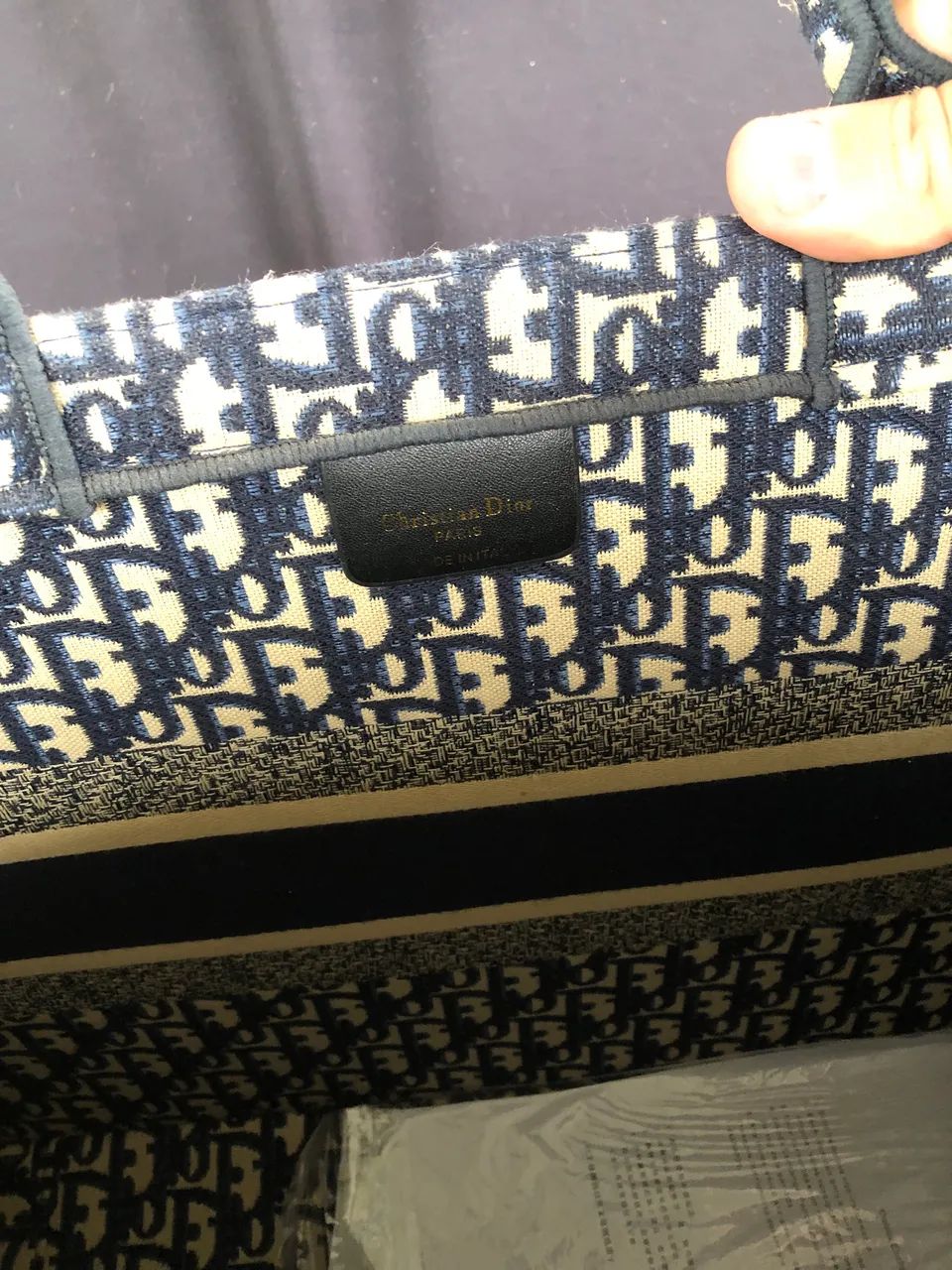 Bolsa Christian Dior azul - Foto 2