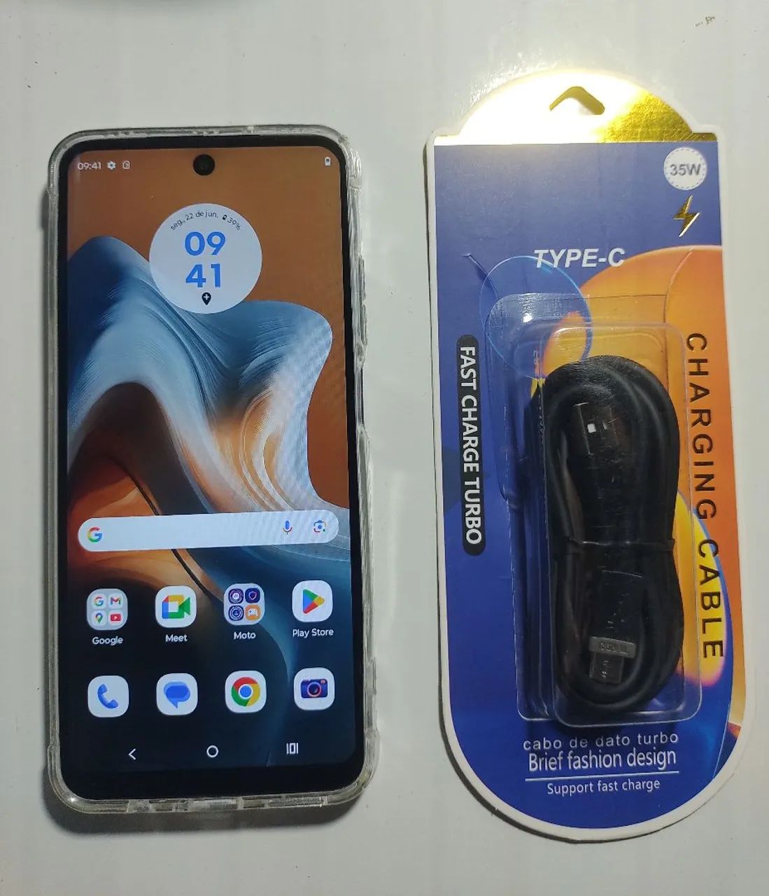 Moto g34 5G/128GB+4RAM FUNCIONANDO PERFEITAMENTE  - Foto 3