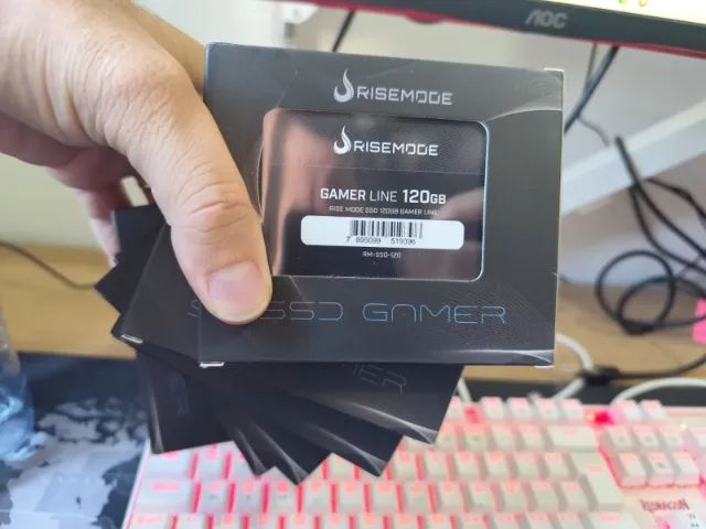 Ssd 120gb Rise Mode Gamer Line Sata - Preto - Foto 3