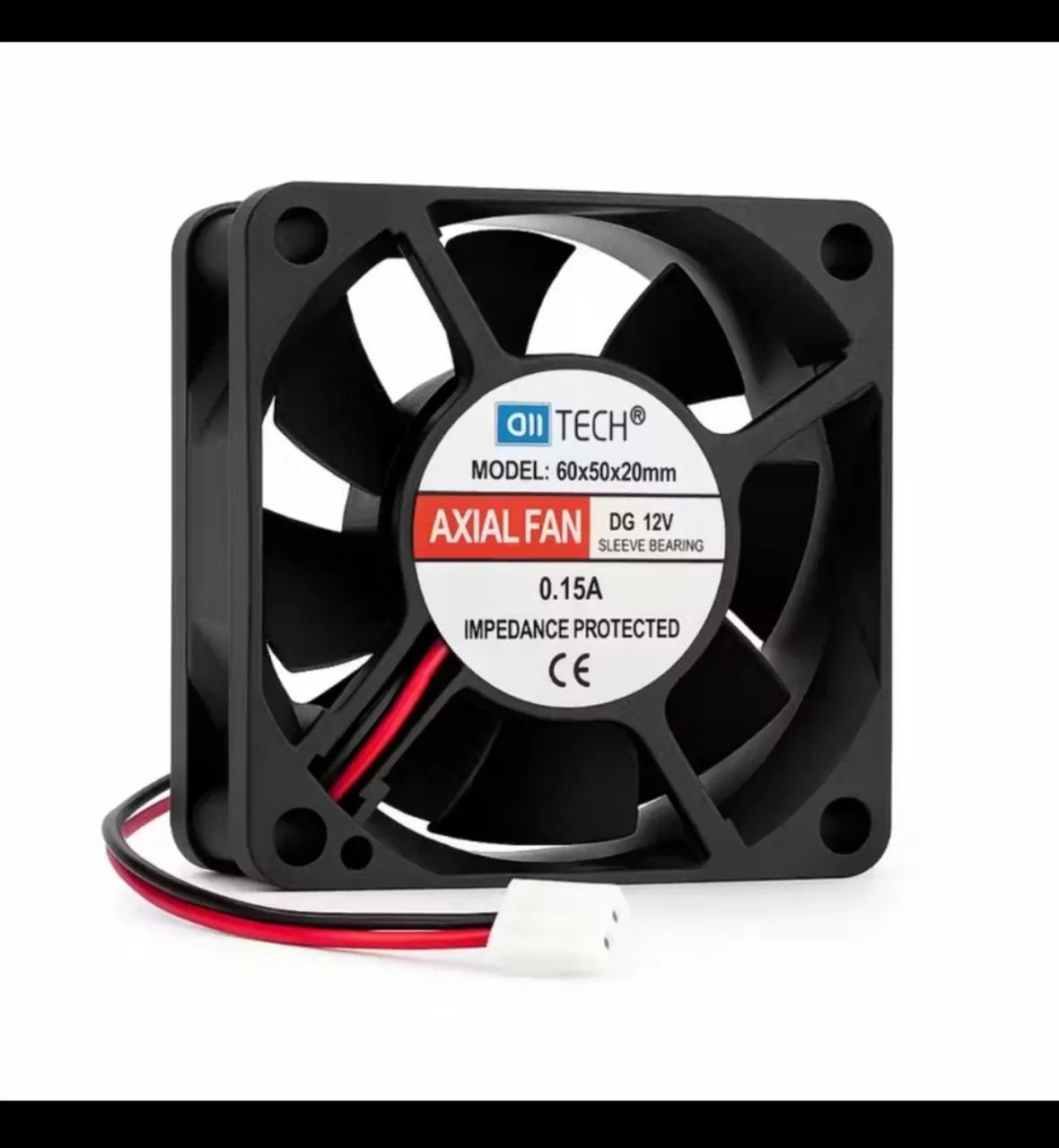 4 Micro Ventilador Ventoinha Cooler Fan 60x60x20 - 12v 0.15a 2 Pinos 