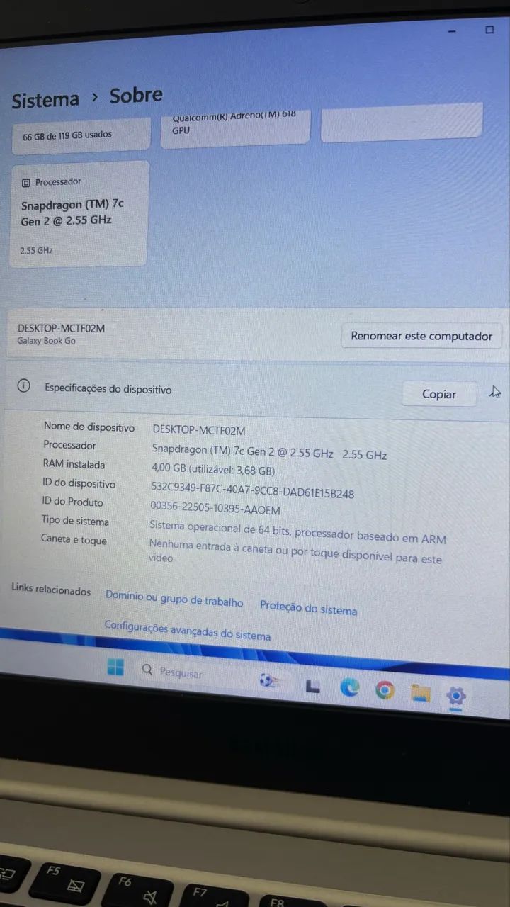 Notebook Samsung Galaxy Book Go - Foto 4