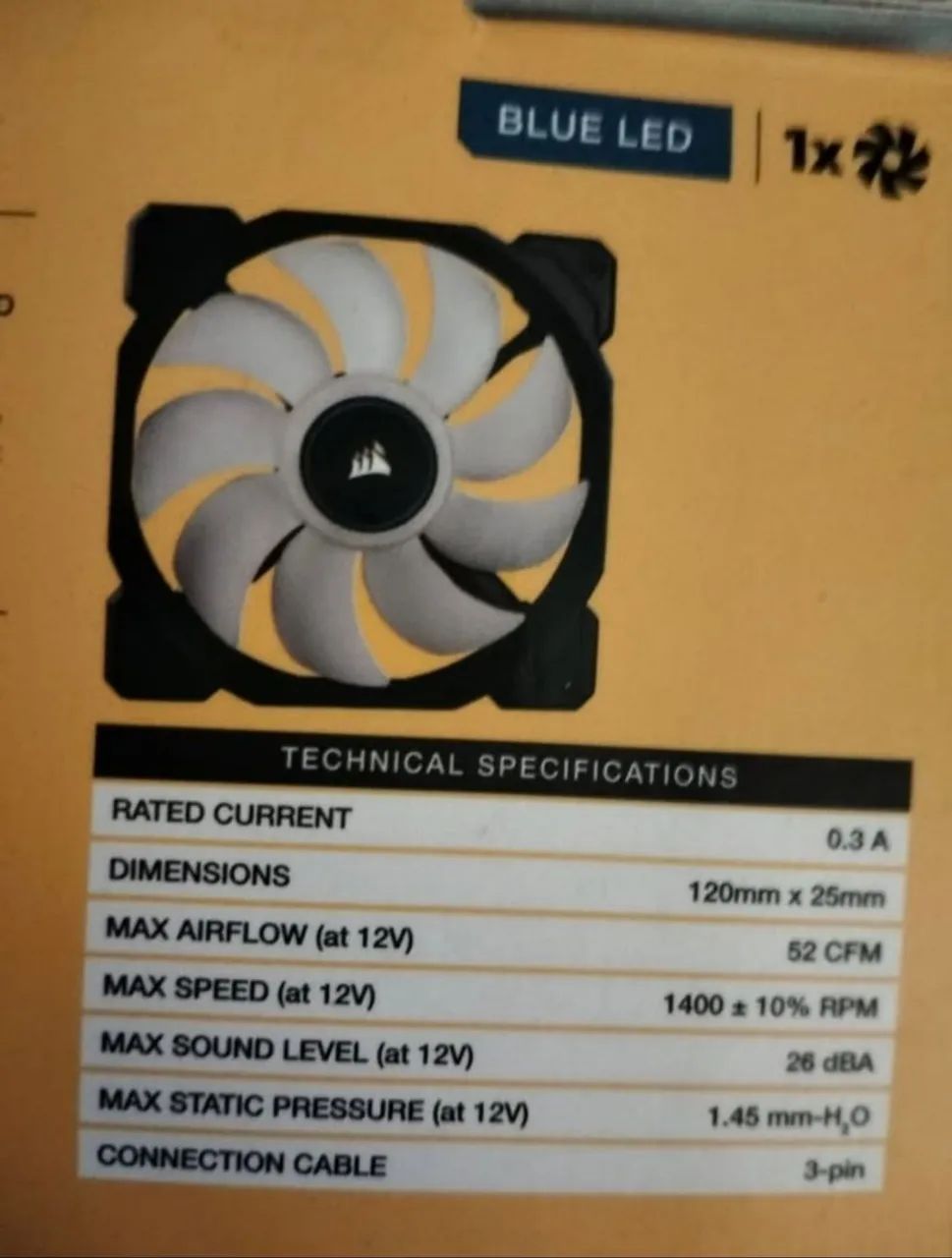 Fans Corsair Led Azul 120mm - Foto 2