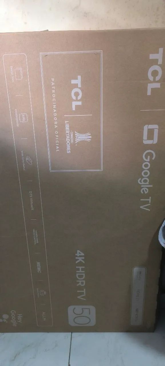 Smart tv TCL 50"  bordas infinita com nota e caixa - Foto 4