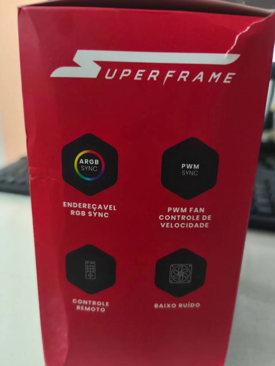 Kit 3 Fans 120mm Superframe ARGB Sync - Foto 4