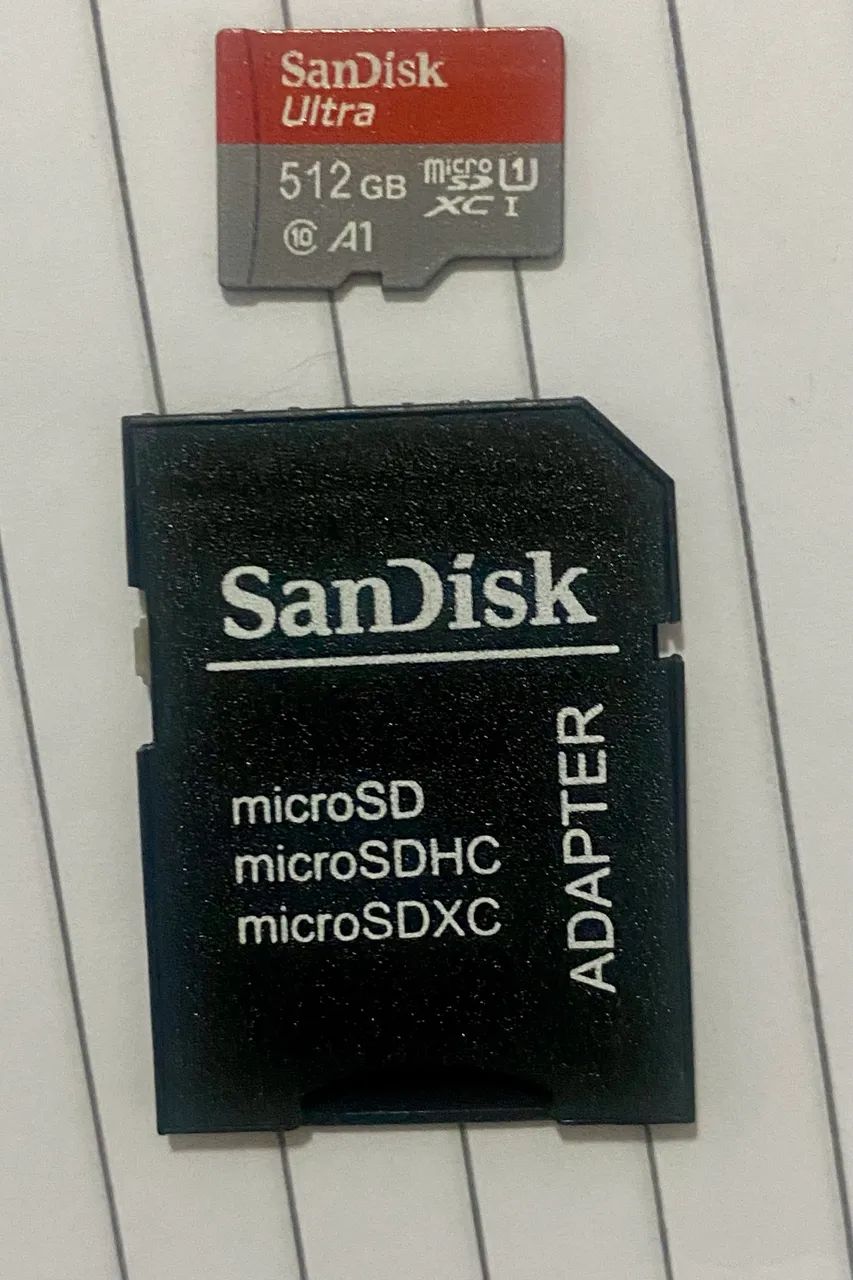 Cartão de Memória MicroSD 512Gb428513463705937920