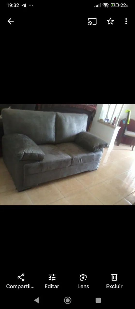 VENDO SOFÁ DE 2 E 3 LUGARES - Foto 3