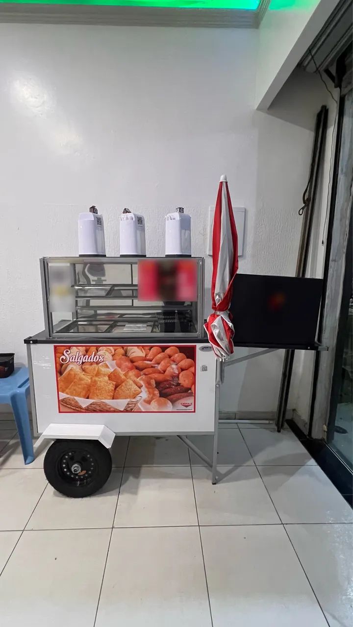 Carrinho de lanche novo