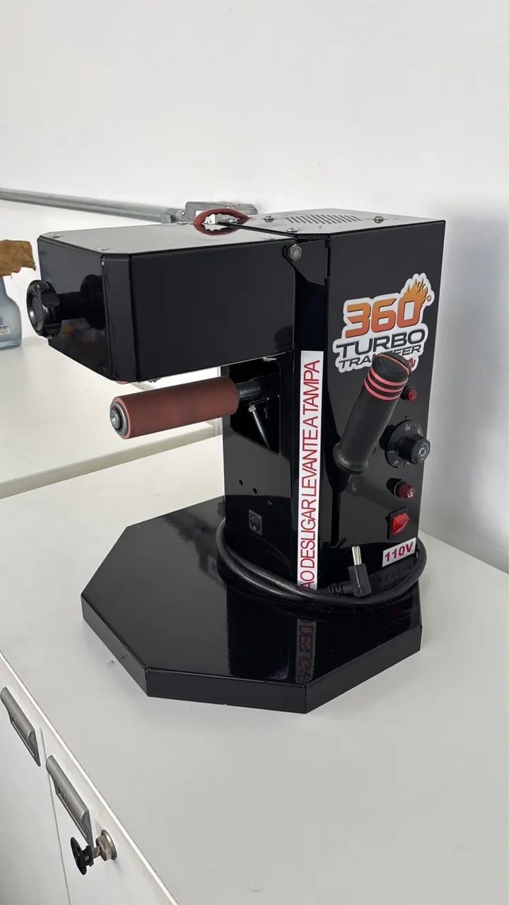 Prensa Térmica 360° - Turbo Transfer Slim 110 V - Foto 4