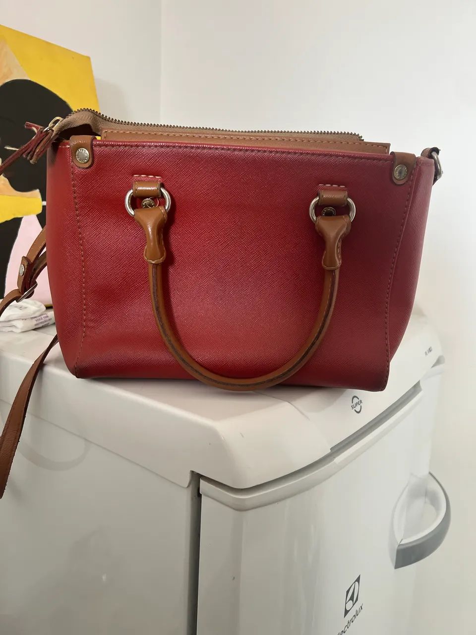 Bolsa Mônica Sanches vermelha  - Foto 2