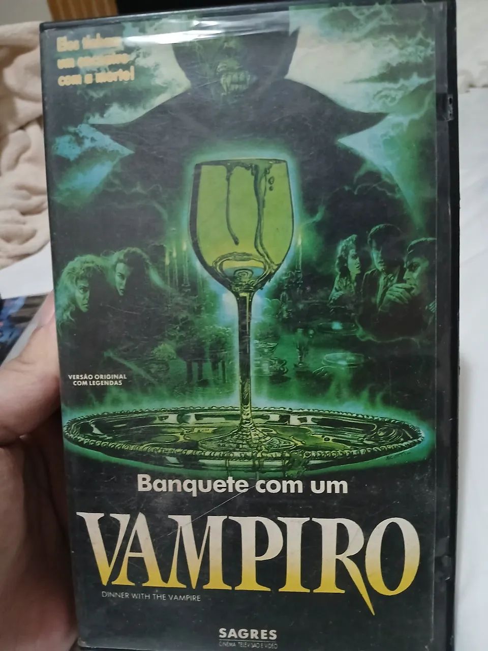 Vhs banquete com um vampiro lamberto bava terror
