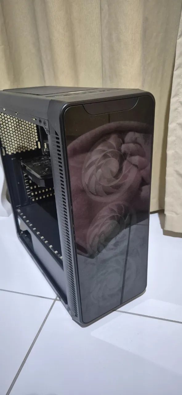 Gabinete Gamer Preto sem Fonte