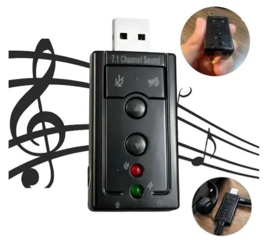 Placa de audio som USB 7.1 LE-5556 It.Blue - Foto 3