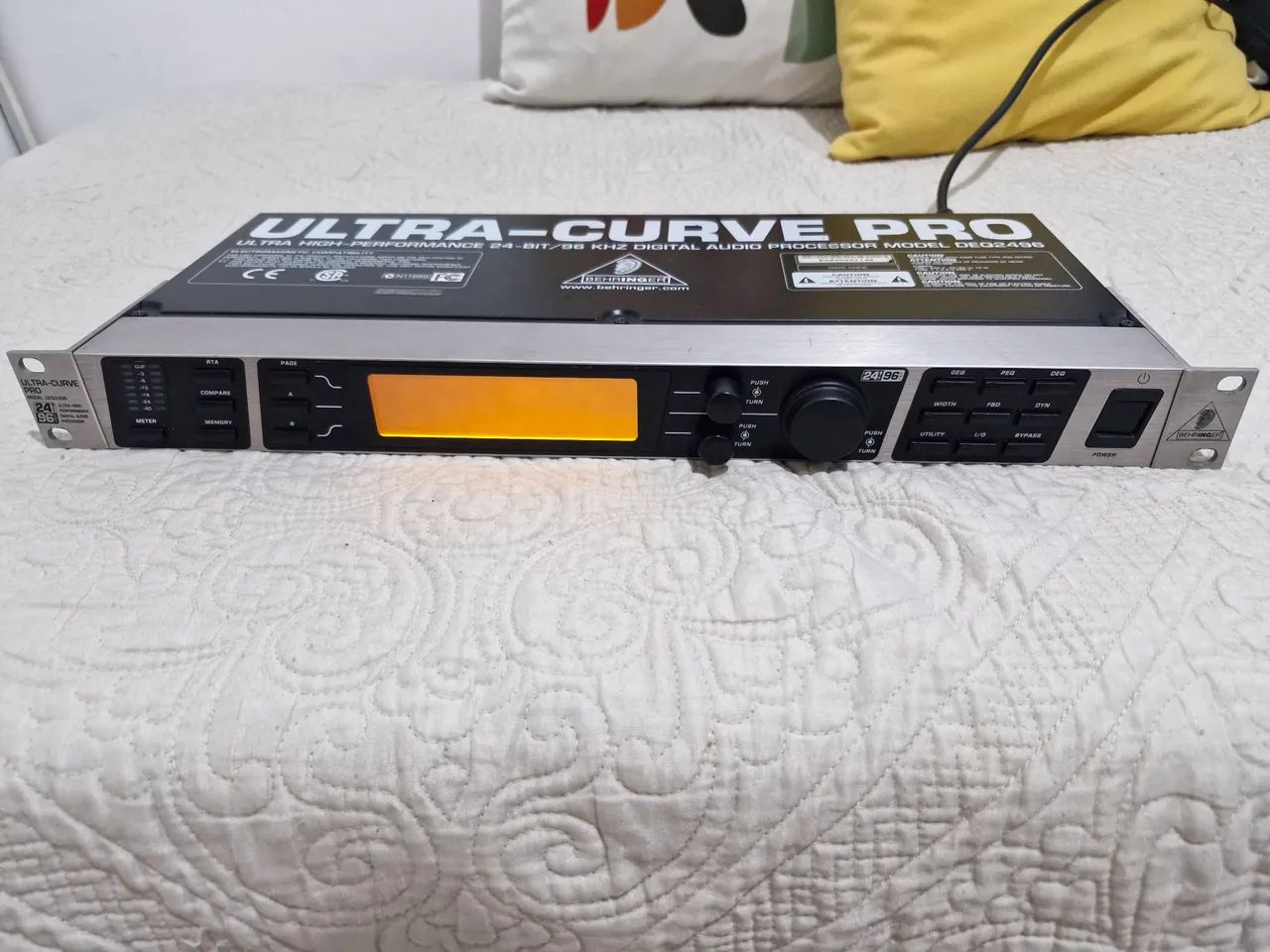 Processador de audio com defeito