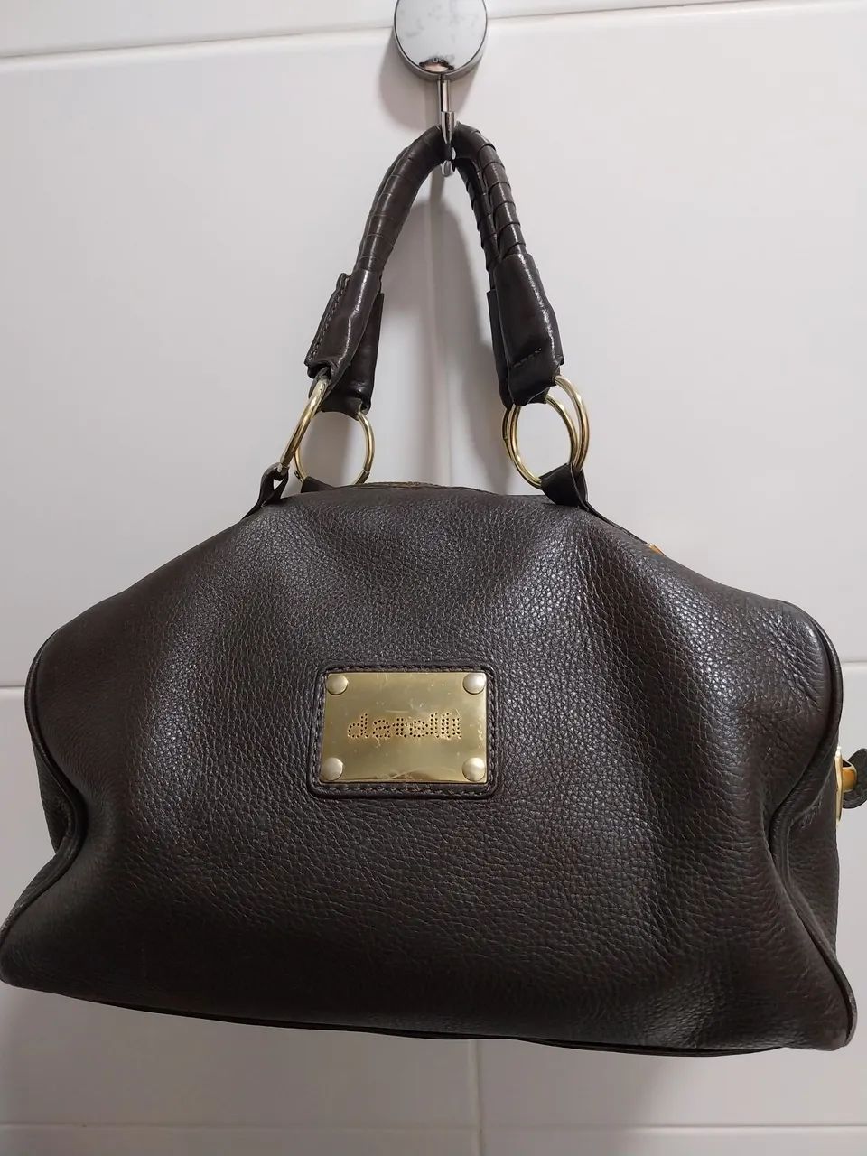 Bolsa de mão em couro - Foto 3