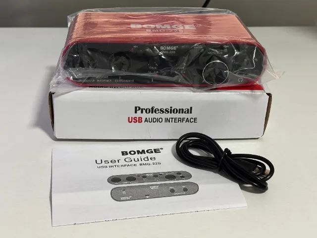 Interface de áudio BOMGE BMG-22S, placa de som profissional de 32 bits/192kHz - Foto 2