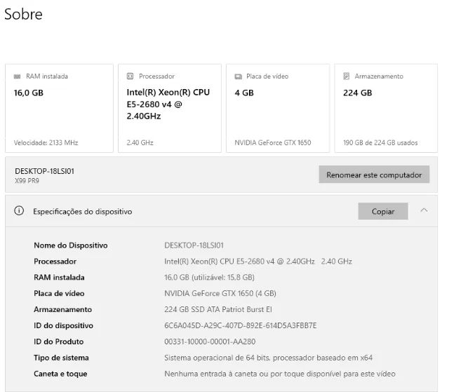 CPU Gamer - Xeon + GTX 1650 - Foto 2
