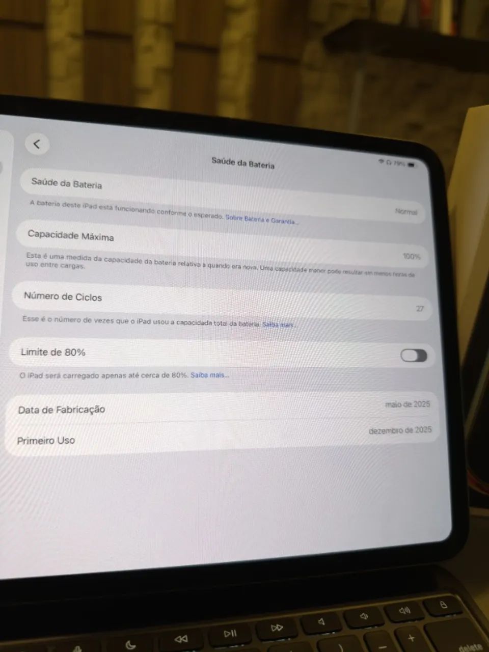 IPAD PRO M4 + Magic Keyboard Original - Seminovo apenas 27 ciclos - Foto 4
