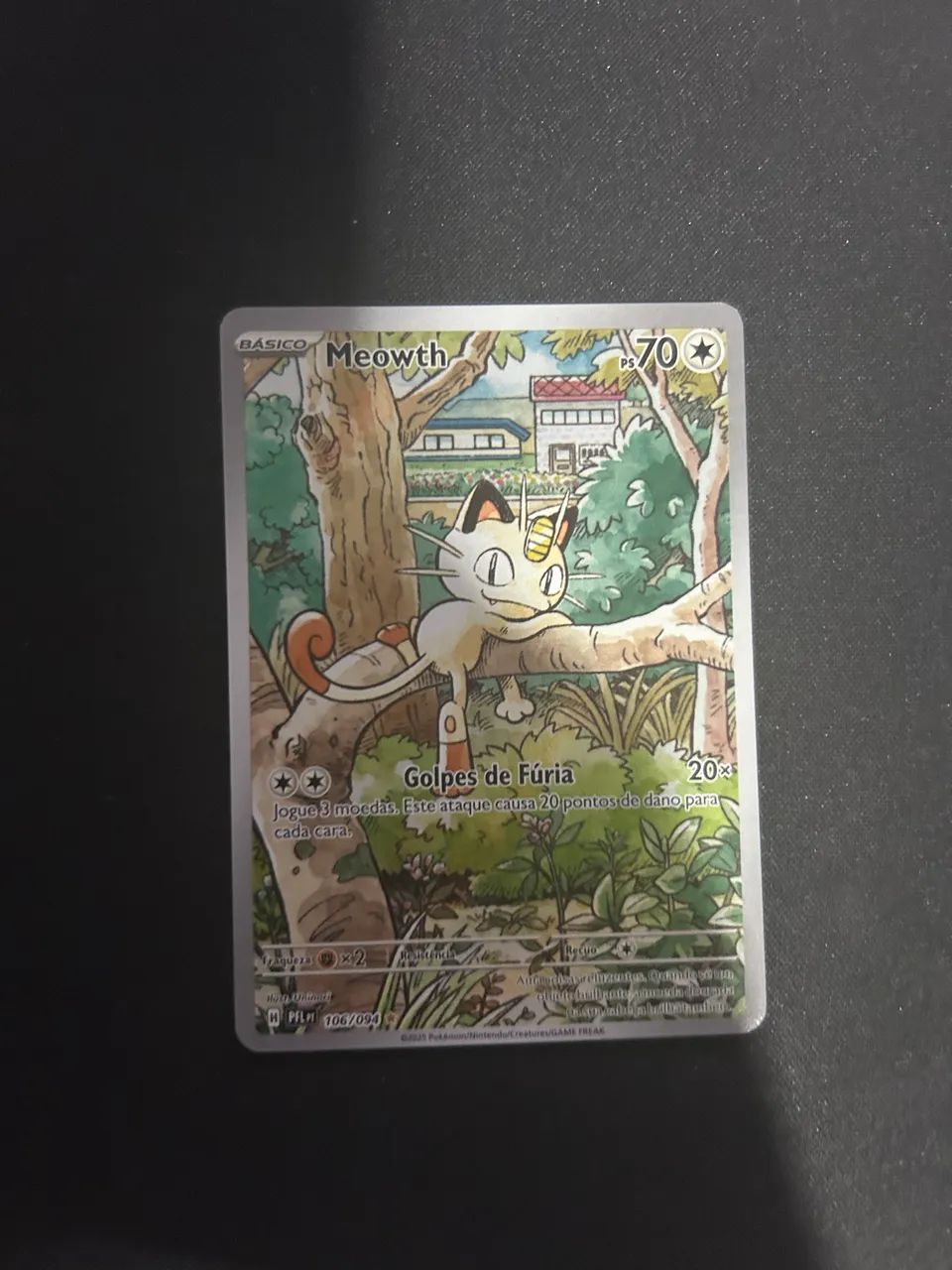 Carta de Pokémon (meowth)