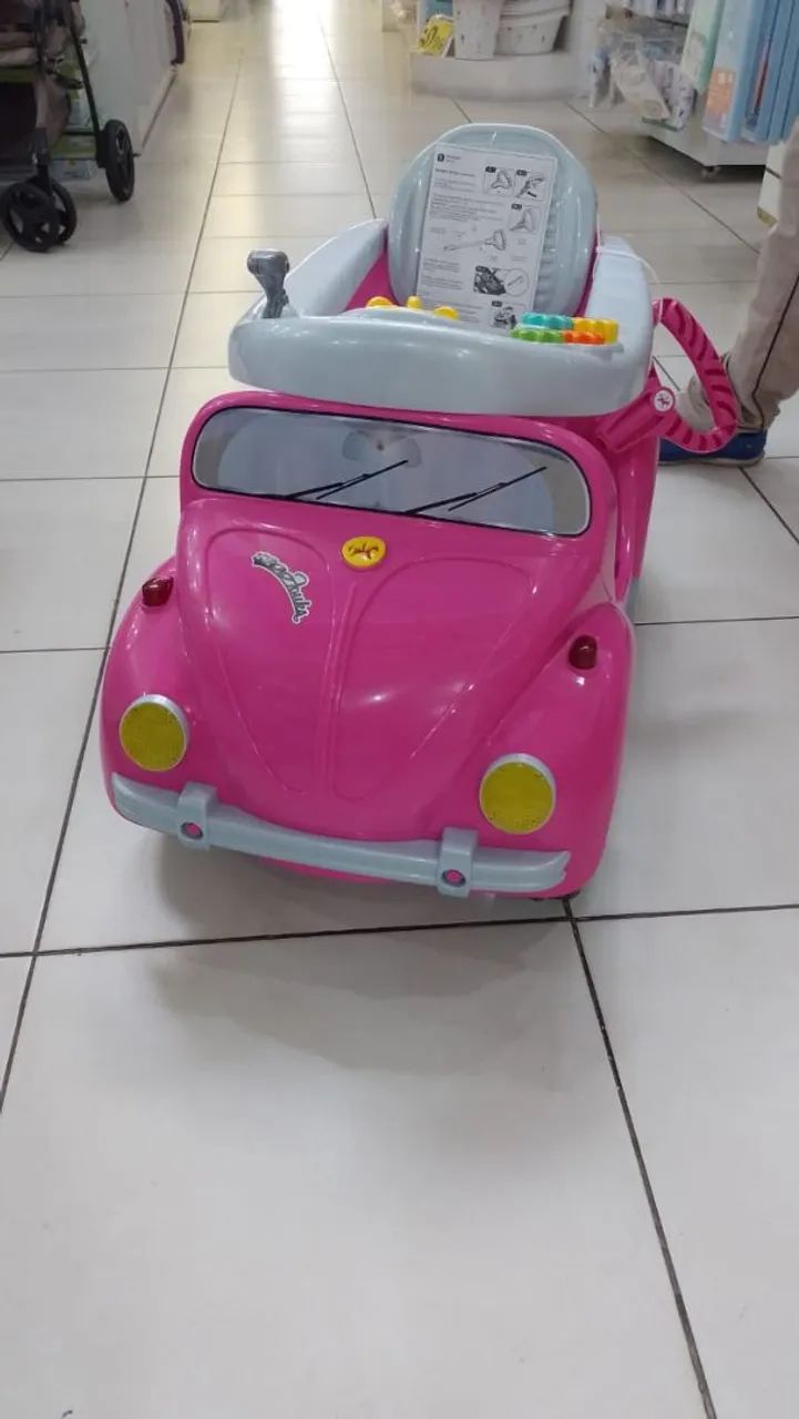 Carrinho rosa 