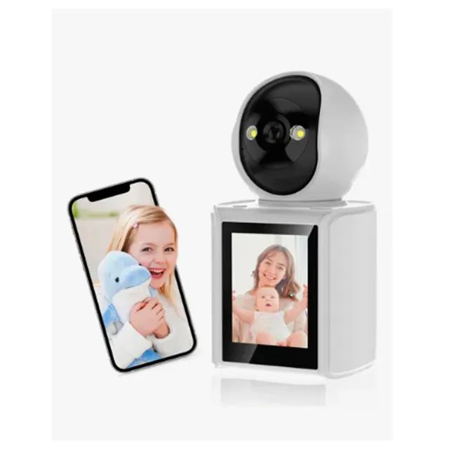 Câmera Wi-Fi Inteligente - Monitore Idosos e Crianças com Vídeo Chamada em Tempo Real!