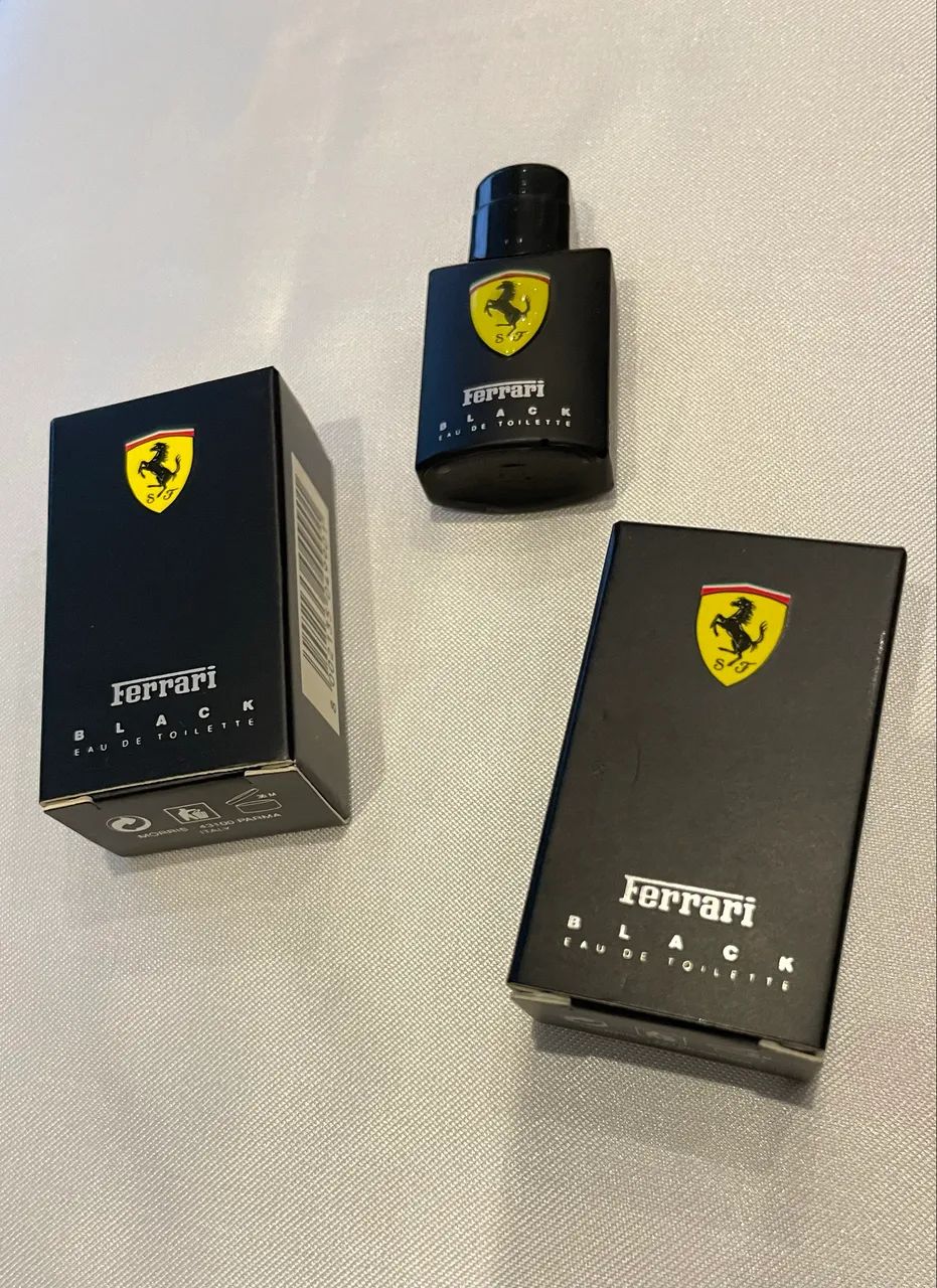 Perfume miniatura Ferrari black 4ml