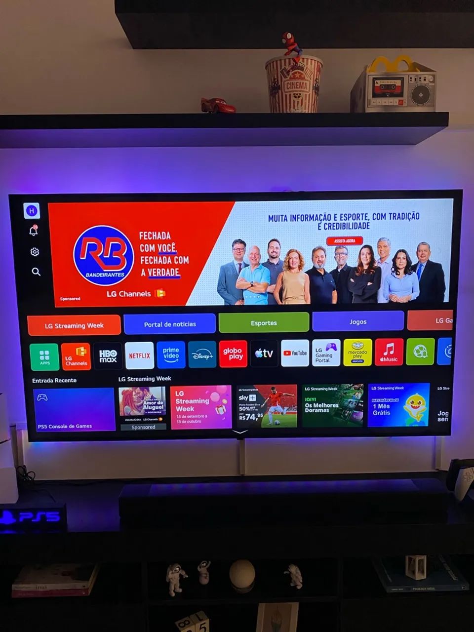 TV LG 65 polegadas 4K UHD Smart  - Foto 3