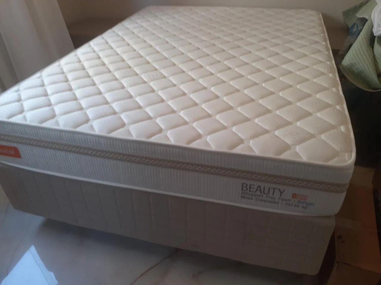 Cama Box + Colchão inducol BEAUTY Hisupport - Foto 2