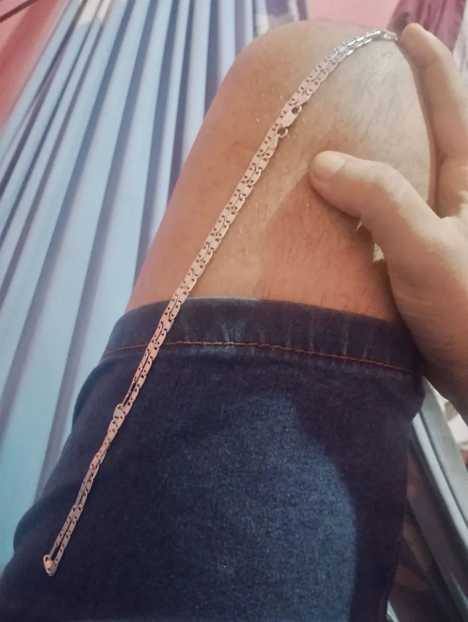 Vendo cordão de prata 956