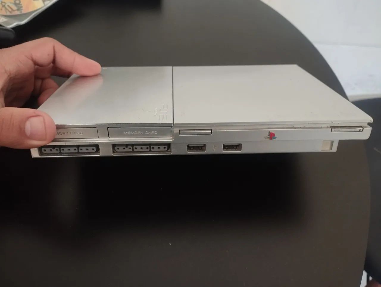 PS2 prata.