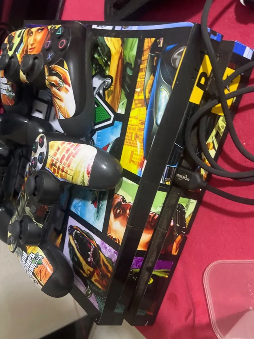 Ps4 3 controle com jogos  - Foto 3