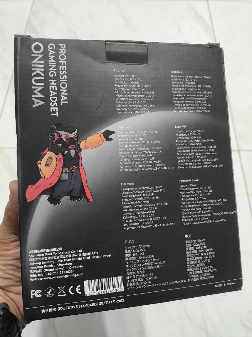 Headset onikuma k8  - Foto 3