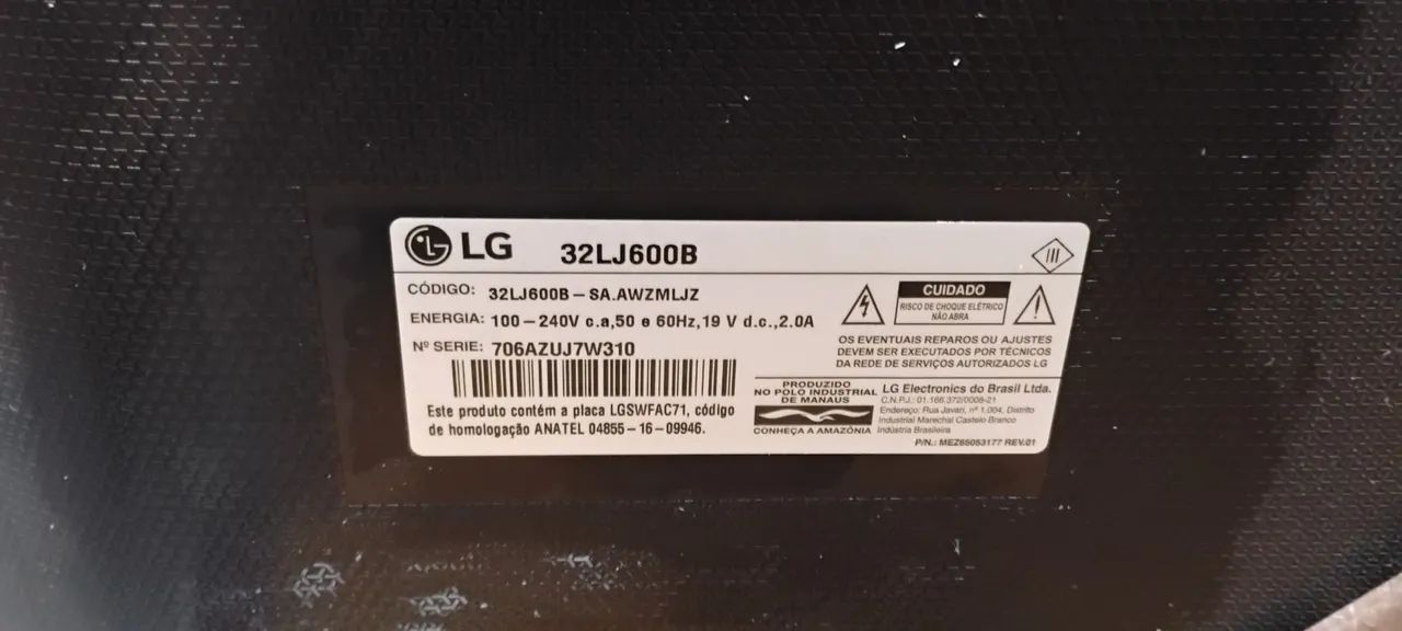 Smart TV LG 32" com suporte - Foto 3