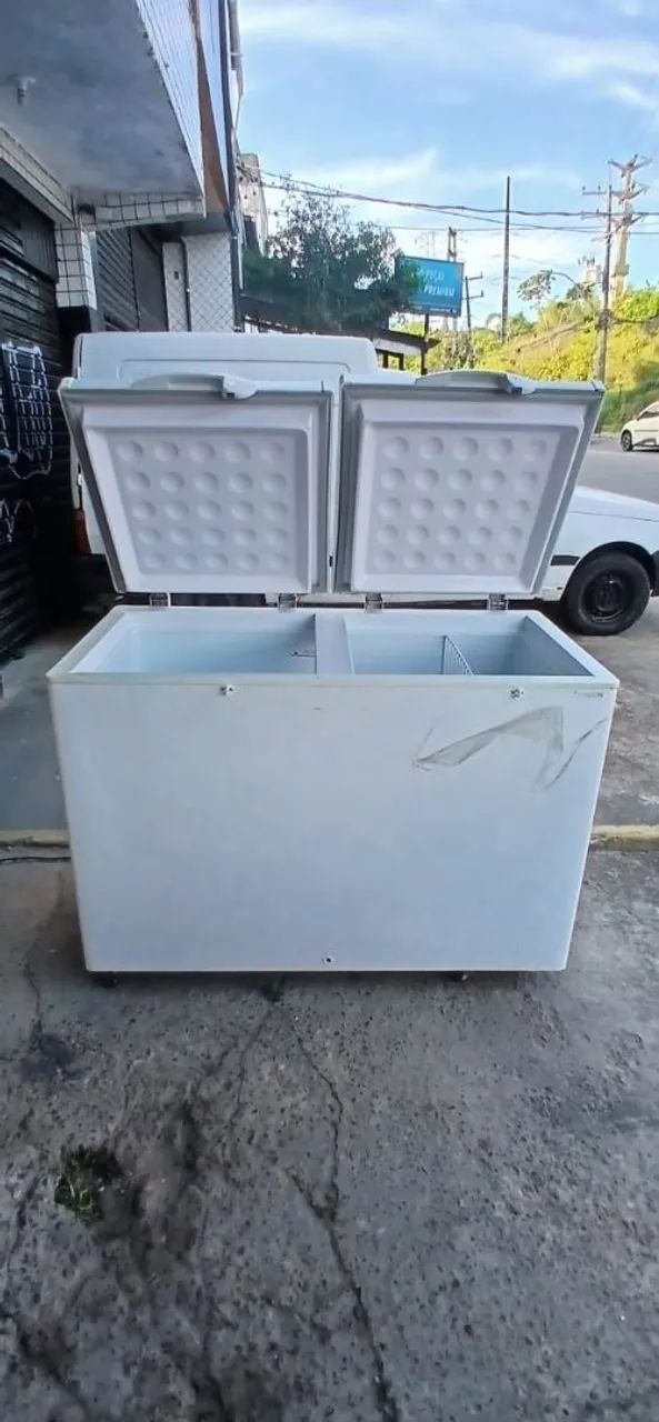 freezer horizontal fricon 411 litros 127V novo  - Foto 3