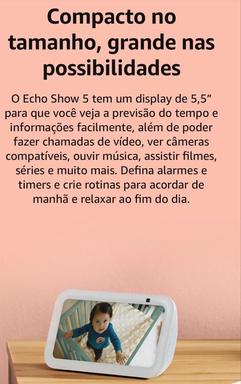 Echo Show 5 (Geração mais recente) - Foto 3