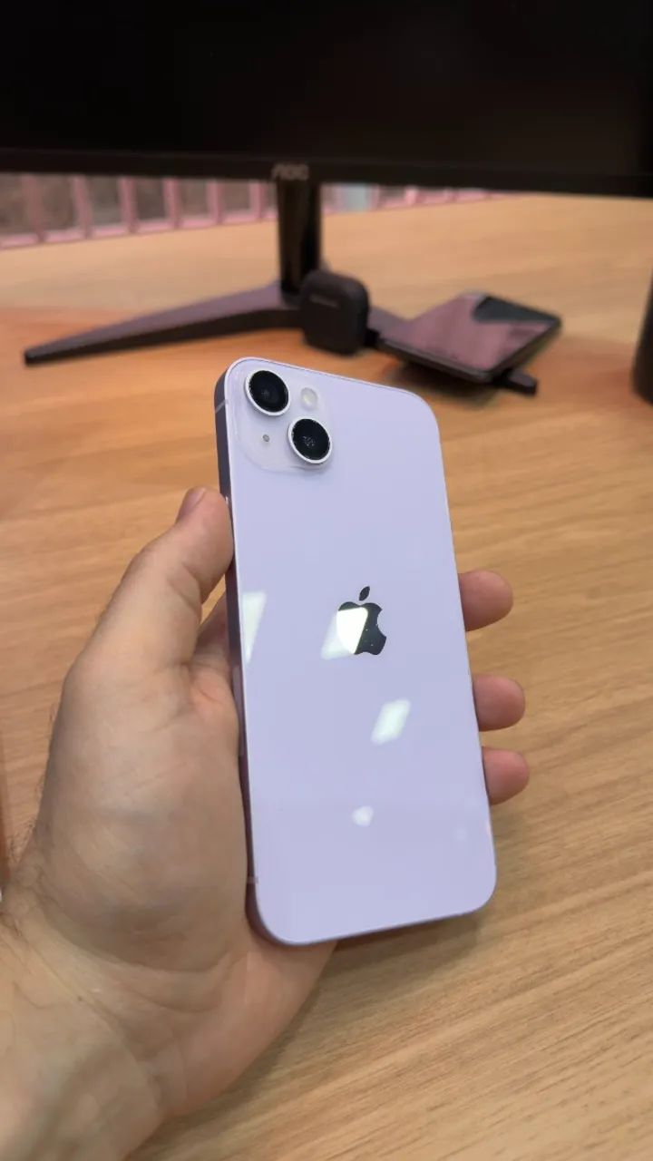 iPhone 14 Plus 256GB Roxo - Excelente estado - Celulares e