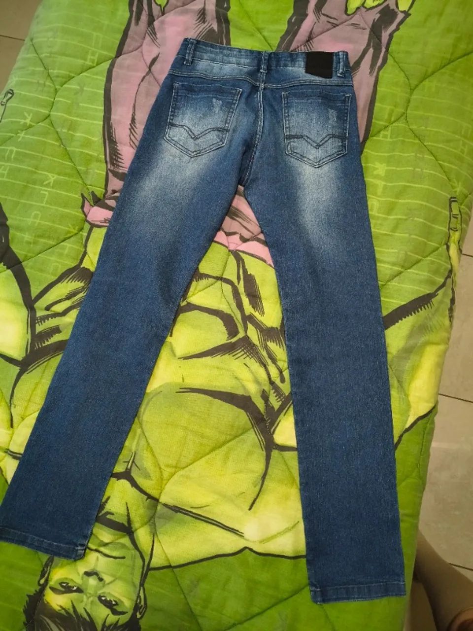 Cal ça jeans masculina infantil  - Foto 2