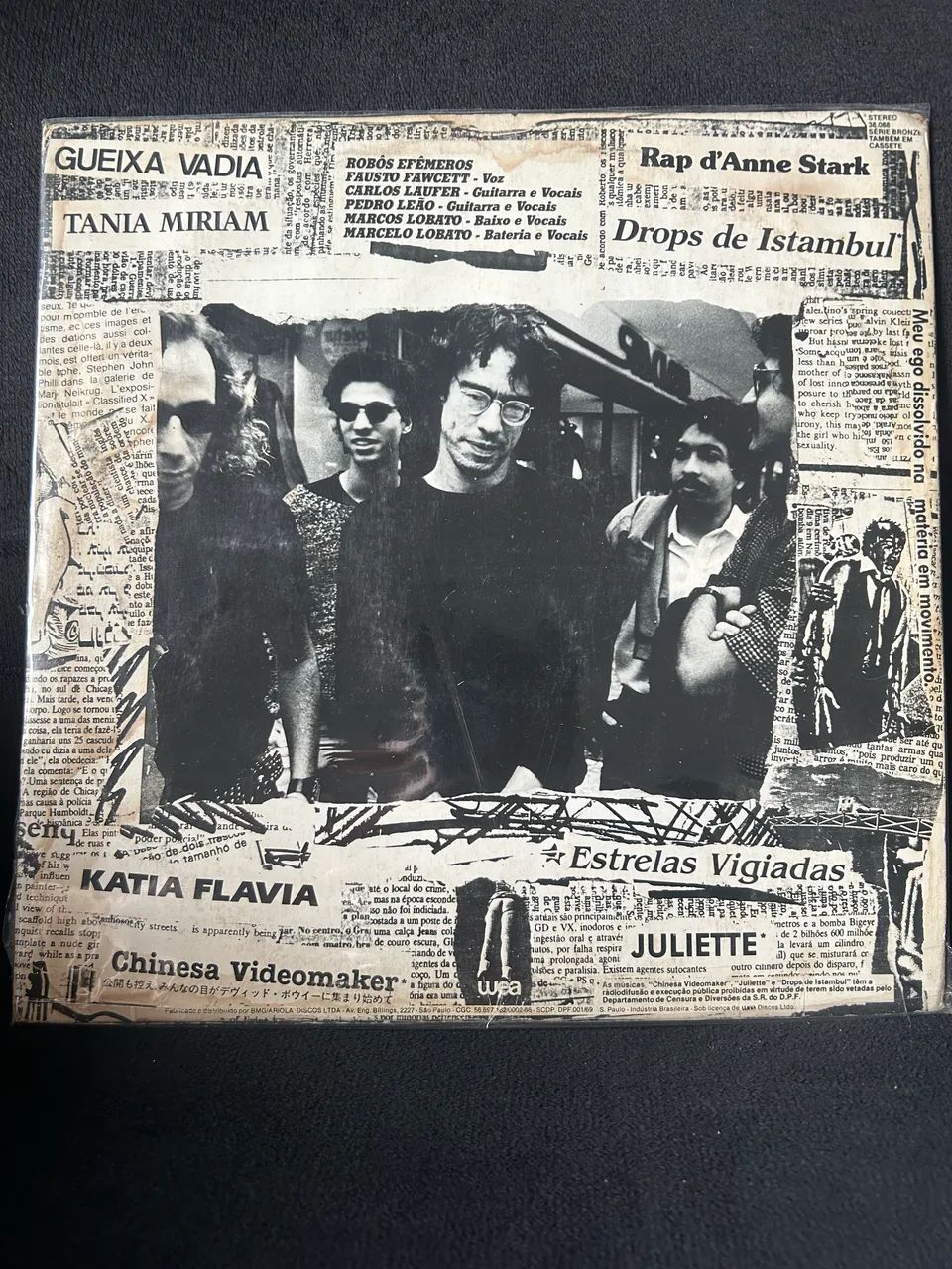 Vinil Lp Fausto Fawcett e os Robôs Efêmeros - Foto 2