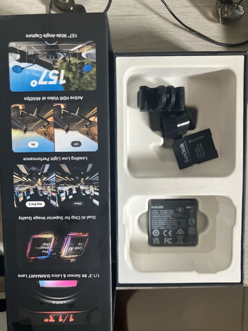 Câmera ação insta 360 ace pro 2  - Foto 2