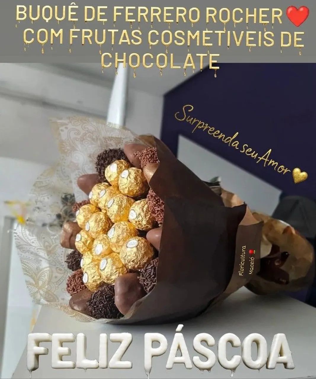 BUQUÊ DE CHOCOLATE  - Foto 2