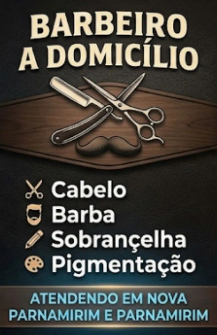 Barbeiro a domicílio 