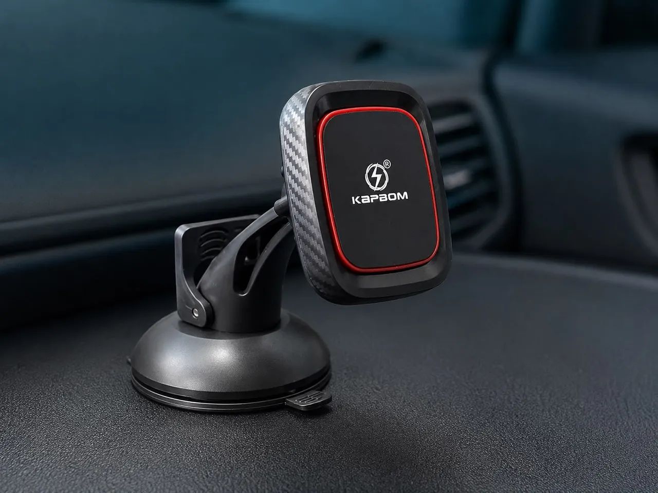 Suporte Magnético Veicular para Celular 360° Kapbom - Foto 5