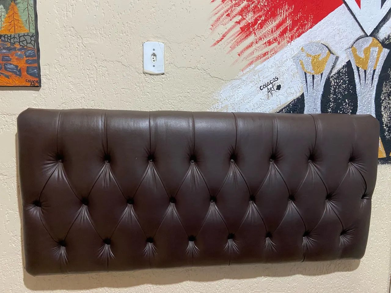 Vendo cabeceira cama casal - Foto 2