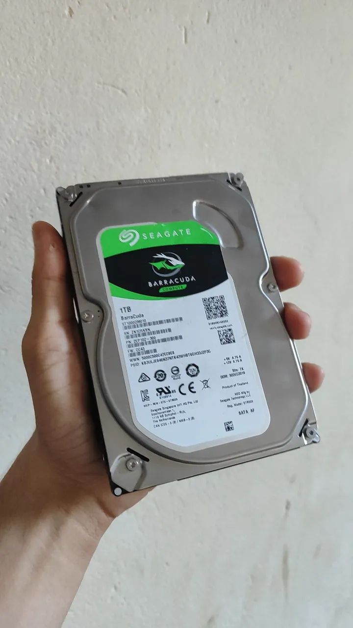 HD Seagate de 1 terabyte 