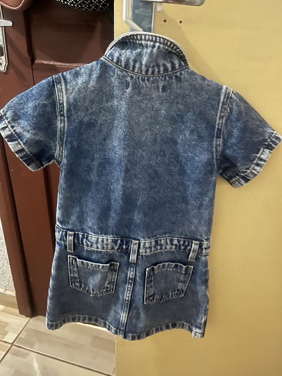 Vestido infantil jeans 