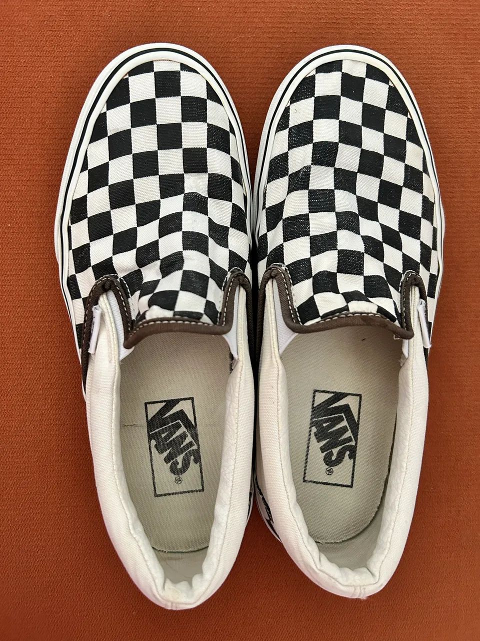 Tênis Vans Slip-On Checkerboard Black White - Foto 3