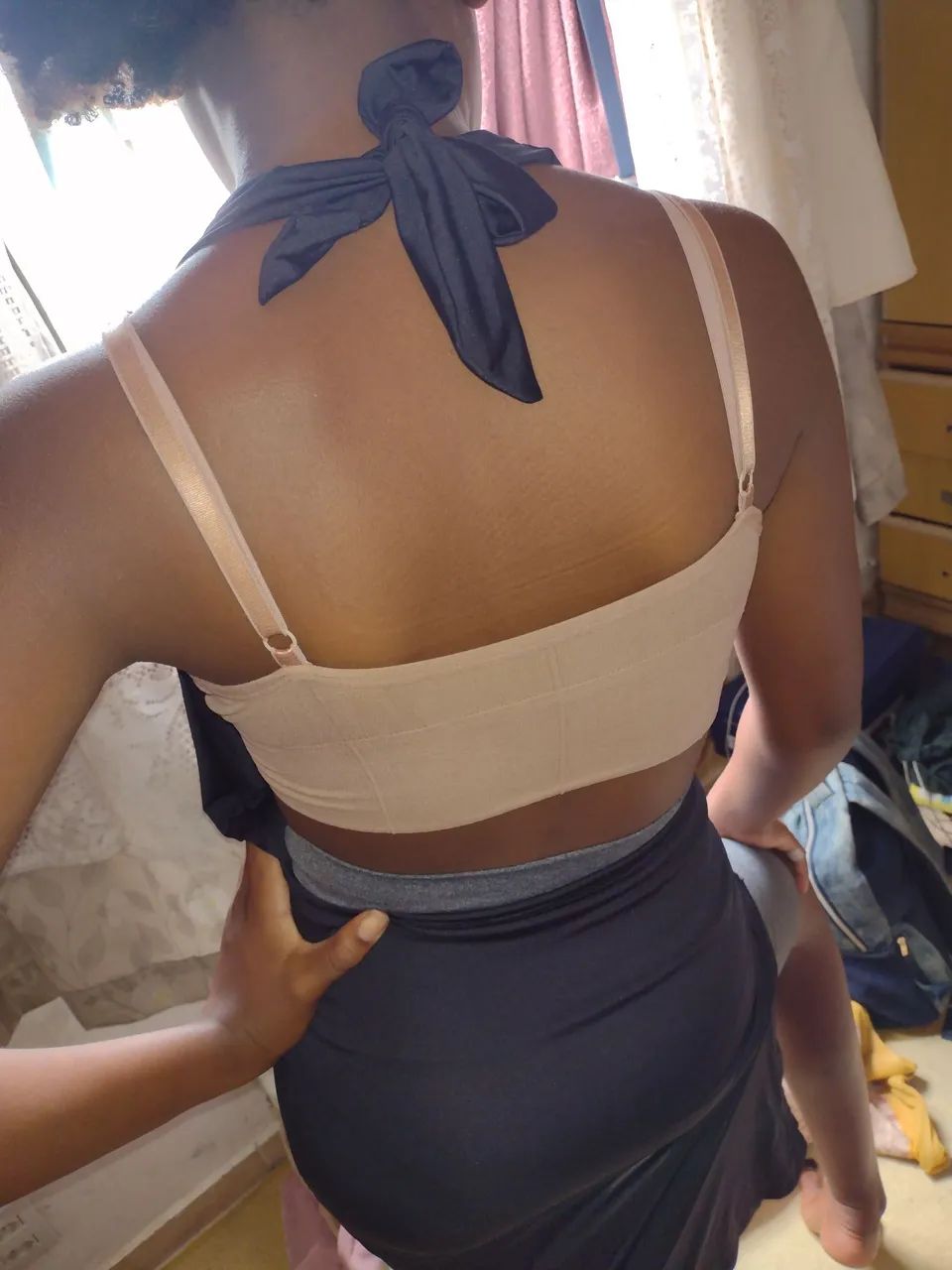 Vestido feminino costas nua