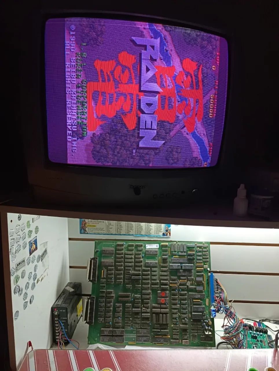 PLACA FLIPERAMA RAIDEN JAMMA 