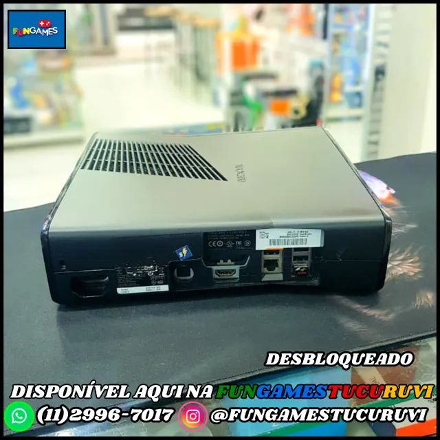 Xbox 360 Slim - Desbloqueado - Foto 4